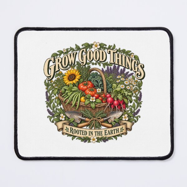 Item preview, Vintage Garden Harvest Botanical Farmhouse Art designed and sold by LandFinStudio.