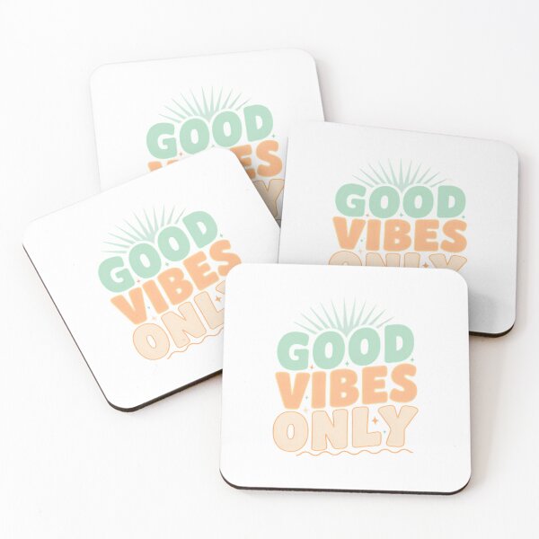 Item preview, Retro Good Vibes Only Typography - Pastel Summer Sunburst T-Shirt Design designed and sold by ArtifactVerse.