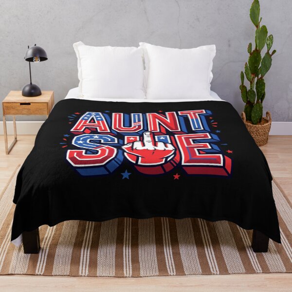 Item preview, Funny Aunt Sue Middle Finger Patriotic Americana Design designed and sold by Designart68.