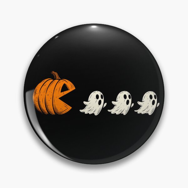 Item preview, Pumpkin Chomp | Retro Halloween Arcade Ghost Chase designed and sold by gahteeriffico.