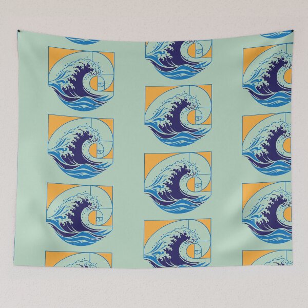 Item preview, fibonacci Surf wave designed and sold by ARTISTRY 96.