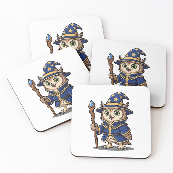 Item preview, D&D Owl Wizard - No Label designed and sold by VFXguy.