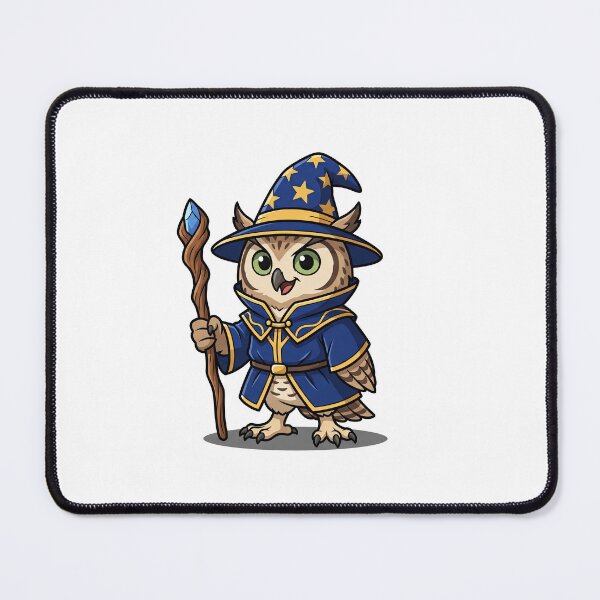 Item preview, D&D Owl Wizard - No Label designed and sold by VFXguy.