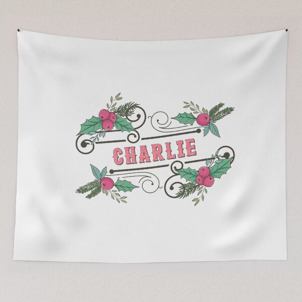 Item preview, Charlie Personalized Custom Christmas Name - Cool & Funny Design for Women and Girls designed and sold by Watsonarts.