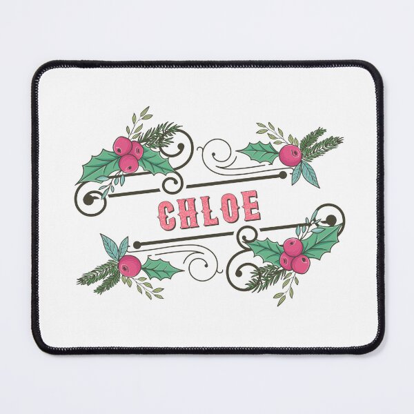 Item preview, Chloe Personalized Custom Christmas Name - Cool & Funny Design for Women and Girls designed and sold by Watsonarts.