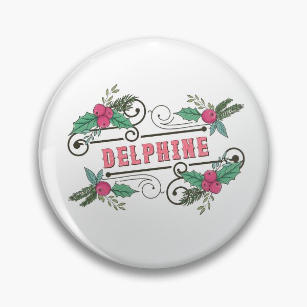 Item preview, Delphine Personalized Custom Christmas Name - Cool & Funny Design for Women and Girls designed and sold by Watsonarts.