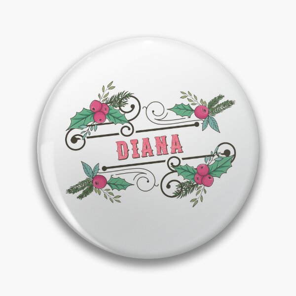 Item preview, Diana Personalized Custom Christmas Name - Cool & Funny Design for Women and Girls designed and sold by Watsonarts.