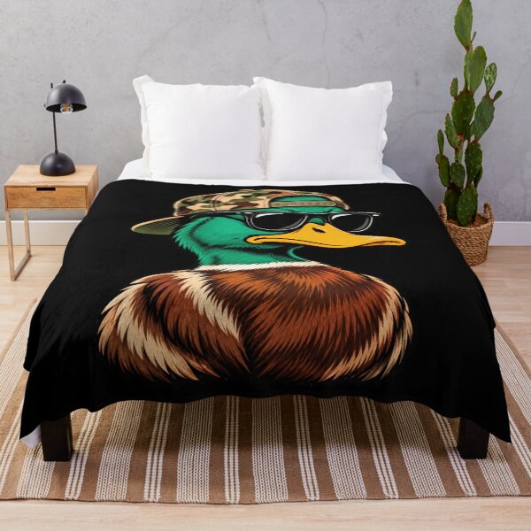 Item preview, Camouflage Duck Hunter Wetland Outdoor Portrait Artwork designed and sold by adiencarteras.