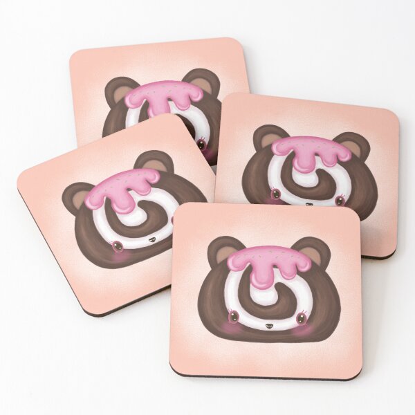 Item preview, Cute Bear Roll Cake designed and sold by asperulaa.