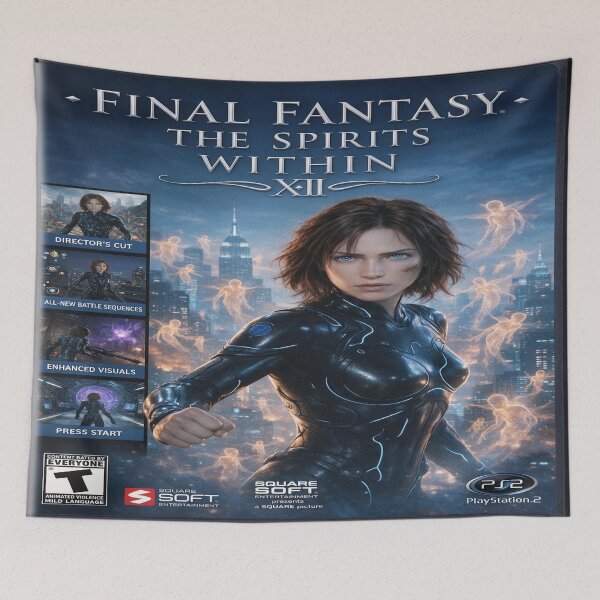 Item preview, Final Fantasy: The Spirits Within Video Game Box Art AI Prompt designed and sold by JMAVILA ART.