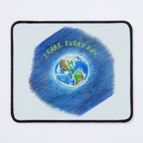 Item preview, I Care Every Day – Hand Drawn Earth Environmental Art designed and sold by Julia N.