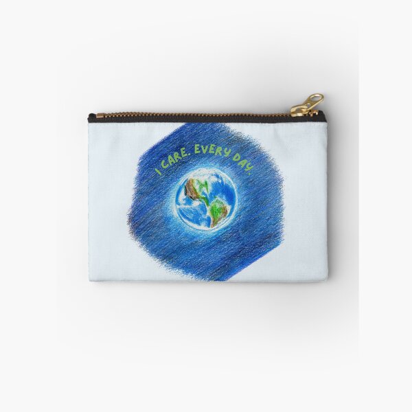 Item preview, I Care Every Day – Hand Drawn Earth Environmental Art designed and sold by Julia N.