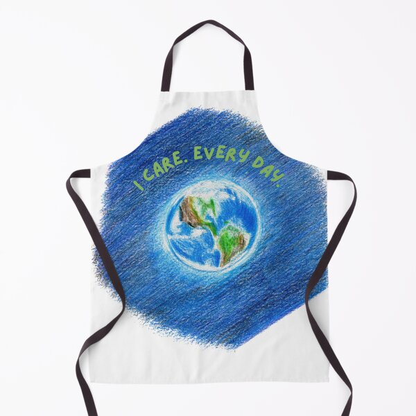 Item preview, I Care Every Day – Hand Drawn Earth Environmental Art designed and sold by Julia N.