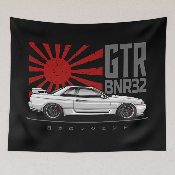 Item preview, JDM Legend GTR BNR32 (Crystal White) designed and sold by JioojiProject.