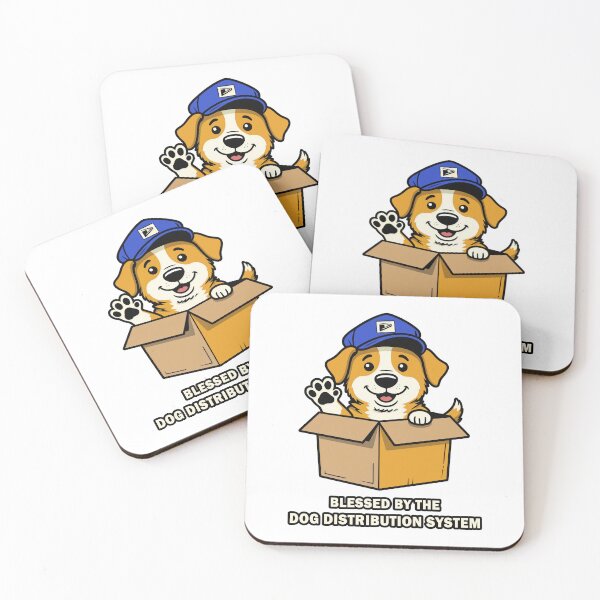 Item preview, Blessed by the Dog Distribution System designed and sold by Oh Hey! Studios.