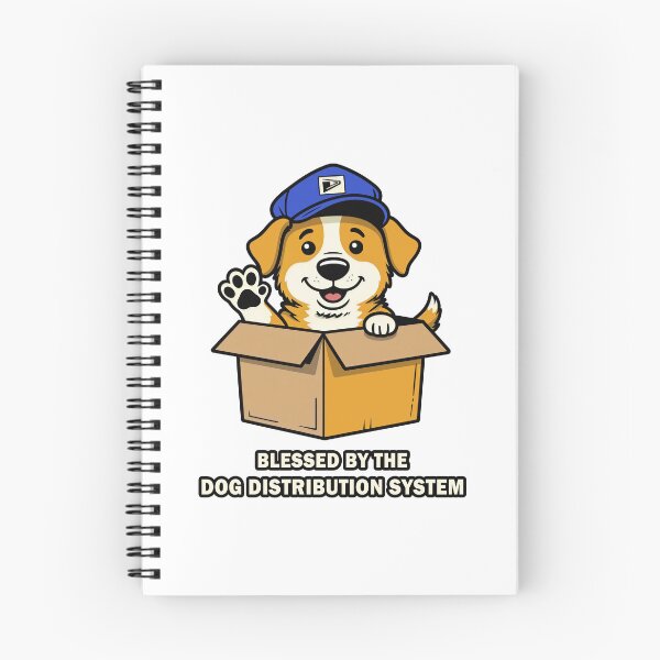 Item preview, Blessed by the Dog Distribution System designed and sold by Oh Hey! Studios.