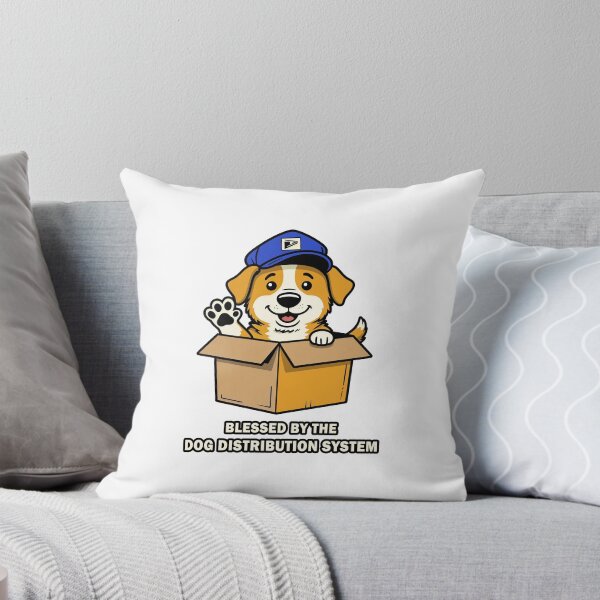 Item preview, Blessed by the Dog Distribution System designed and sold by Oh Hey! Studios.
