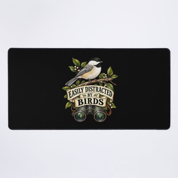 Item preview, Easily Distracted By Birds - Birdwatching designed and sold by Good Mood Foundry.