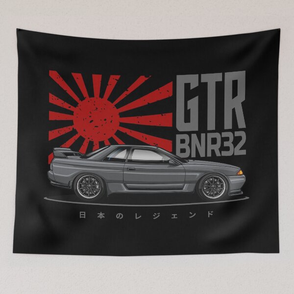 Item preview, JDM Legend GTR BNR32 (Gun Grey Metallic) designed and sold by JioojiProject.
