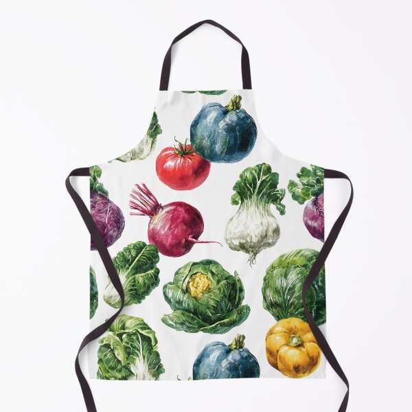 Item preview, Fresh Vegetables Vintage Vegetarian Food Pattern designed and sold by SecretDicer.