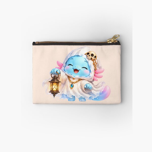 Item preview, Lolan the Ghost | Cute Axolotl Ghost | Fantasy Character Art designed and sold by Zaru Art Studio.