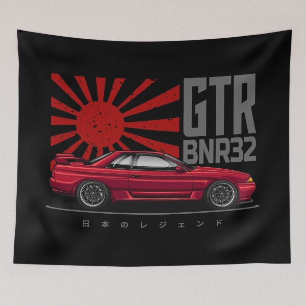 Item preview, JDM Legend GTR BNR32 (Red Pearl Metallic) designed and sold by JioojiProject.