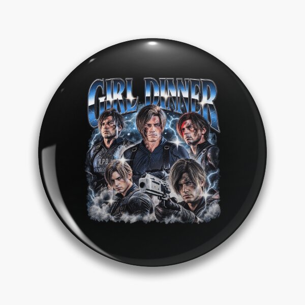 Item preview, Resident Evil Leon Kennedy GRL DINNER Collage designed and sold by egabilo.
