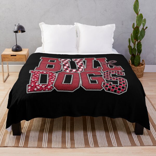 Item preview, Bulldogs Coquette Style Football designed and sold by Floral Vintage.