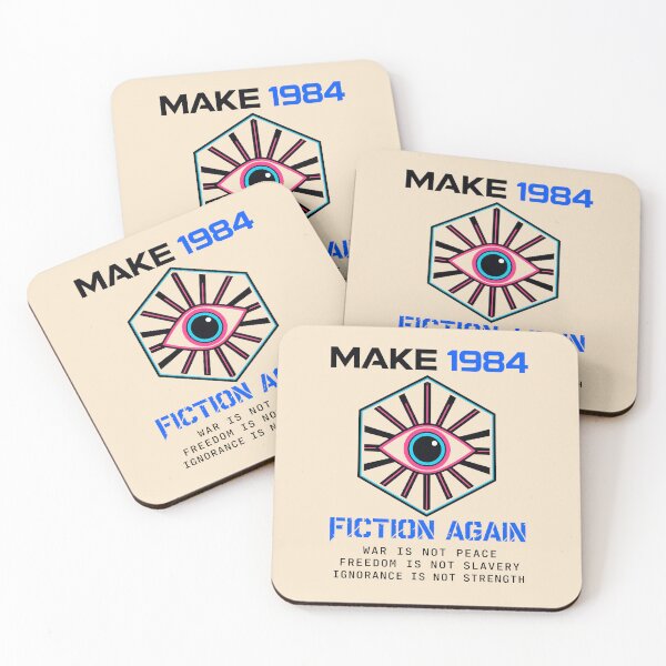 Item preview, Make 1984 Fiction Again Dystopian Eye Meme designed and sold by lorettagib.