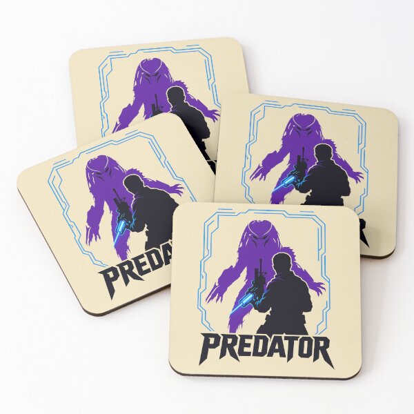 Item preview, Alien Apex Hunter Silhouette Blue Frame designed and sold by lorettagib.