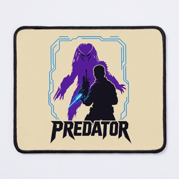 Item preview, Alien Apex Hunter Silhouette Blue Frame designed and sold by lorettagib.