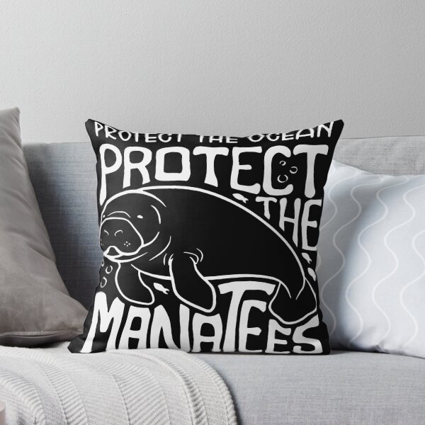 Item preview, Protect The Ocean Protect The Manatees designed and sold by KristiTaylorArt.