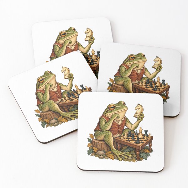 Item preview, Frog Chess Afternoon designed and sold by cybersilverhand.