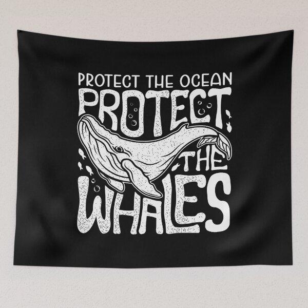 Item preview, Protect The Ocean Protect The Whales designed and sold by KristiTaylorArt.