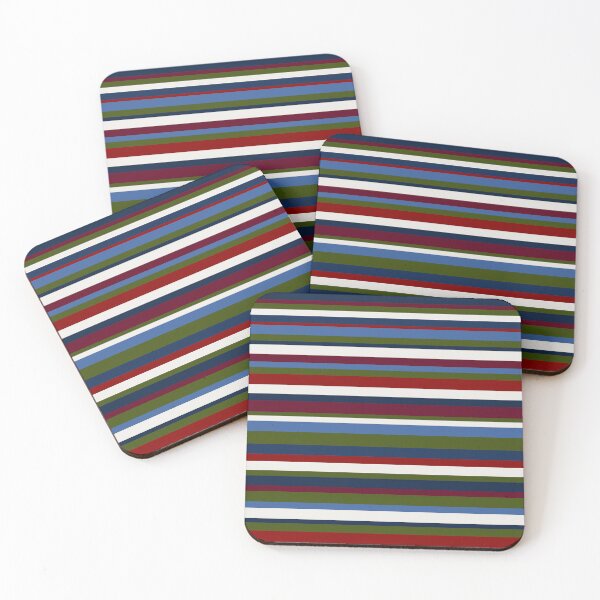 Item preview, Multi Stripes, Green, Red and Blue designed and sold by OneThreeSix.