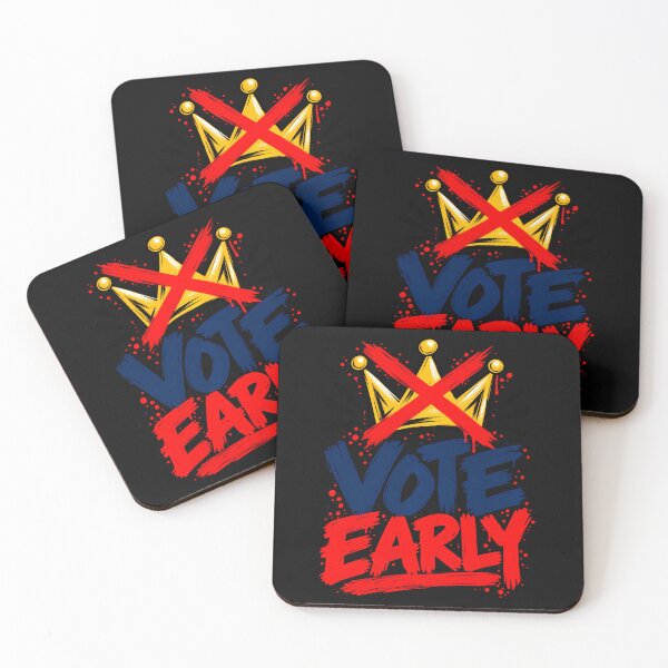 Item preview, Vote Early Crown Graphic designed and sold by Chromatic-Cubes.