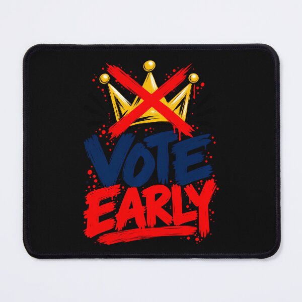 Item preview, Vote Early Crown Graphic designed and sold by Chromatic-Cubes.
