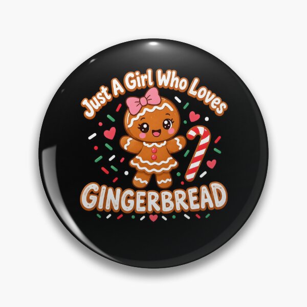 Item preview, Just A Girl Who Loves Gingerbread Man Funny Christmas Womens designed and sold by clothesy7.