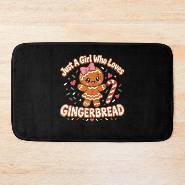 Item preview, Just A Girl Who Loves Gingerbread Man Funny Christmas Womens designed and sold by clothesy7.