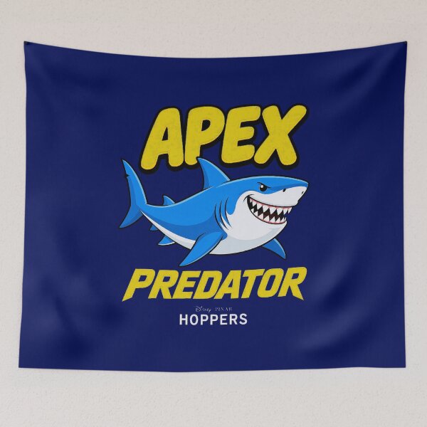 Item preview, Apex Predator Cute Funny Blue Shark designed and sold by amaliagarci.