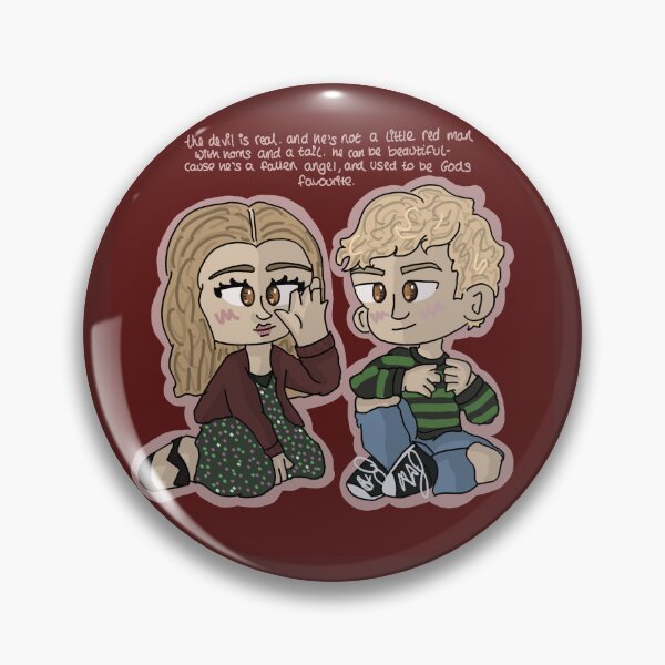 Item preview, Tate Langdon and Violet Harmon Chibi designed and sold by hennypennydraws.