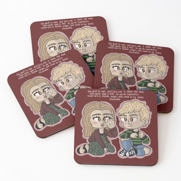 Item preview, Tate Langdon and Violet Harmon Chibi designed and sold by hennypennydraws.