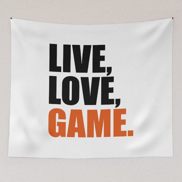 Artikelvorschau, Live, love, game entworfen und verkauft von Vectorqueen.