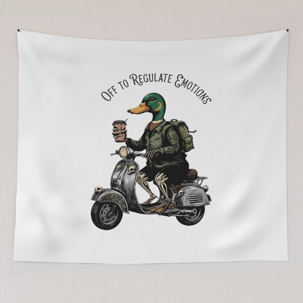 Item preview, Goose Off To Regulate Emotions Edited designed and sold by KristiTaylorArt.