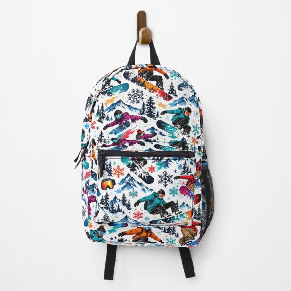 Item preview, Colorful Snowboarding Alpine Pattern designed and sold by Side Quest Co..