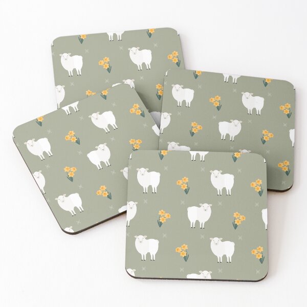 Item preview, Sheep on green designed and sold by reneesillus.