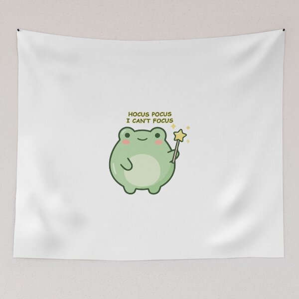 Item preview, I can't focus | Funny frog designed and sold by PrintyRelatable.