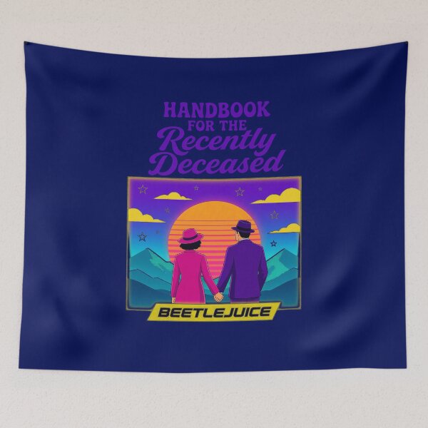 Item preview, Netherworld Sunset Handbook Retro Couple designed and sold by amaliagarci.