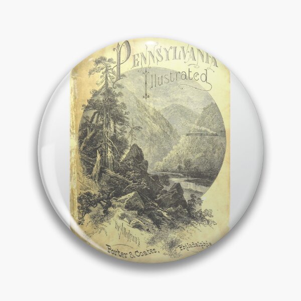 Item preview, Vintage Allegheny Mountains Railroad Lithograph designed and sold by Antique Science Press.