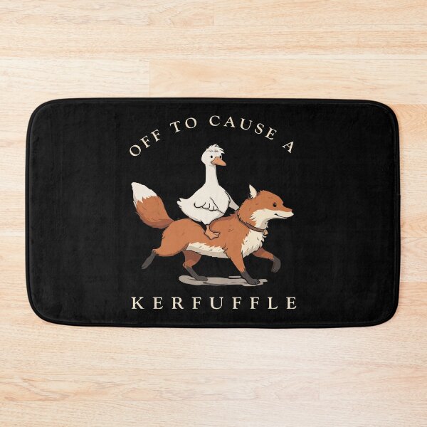 Item preview, Goose Riding Fox Off To Cause A Kerfuffle Edited designed and sold by KristiTaylorArt.
